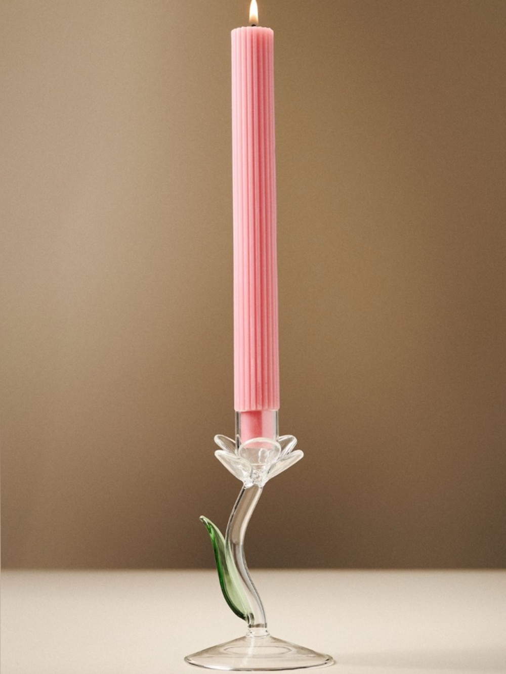 Anthropologie Ivie Glass Candle Holder